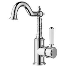 Prime Shepherds Crook Ceramic Handle Basin Mixer