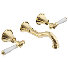 Prime Shepherds Crook Ceramic Handle Wall Tap Set