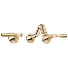 Prime Shepherds Crook Bath/Basin Wall Tap Set