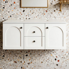 Stevie 1200mm Wall Hung Double Vanity with Stone Countertop