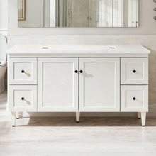 Seraphina 1500mm Freestanding Double Vanity with Quartz Countertop