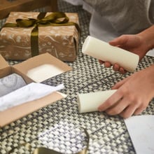 Fluted Column Soy-Blend Candle