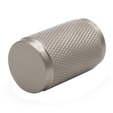 Charmian Brushed Nickel Knurled Cabinet Knob