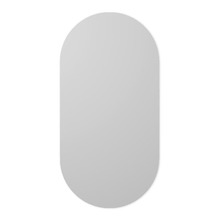 Pill Shaped Glass Wall Mirror