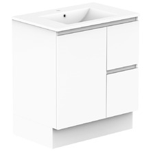 Jane Express 750mm Polar White Single Vanity with Basin