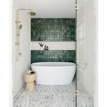 Submerge 1600mm Cast Marble Oval Freestanding Bath