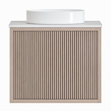 Clifton&nbsp;470mm&nbsp;Wall Hung Single Vanity with Semi-Inset Basin