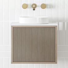 Clifton&nbsp;470mm&nbsp;Wall Hung Single Vanity with Semi-Inset Basin