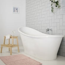 Placido 1595mm Cast Marble Freestanding Bath
