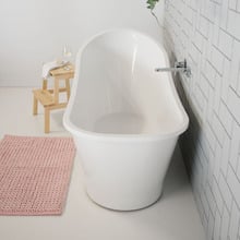 Placido 1595mm Cast Marble Freestanding Bath