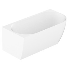 Glacier 1500mm Gloss White Acrylic Corner Bath