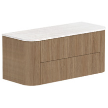 Thirroul 1200mm Wall Hung Single Vanity with Solid Surface Countertop