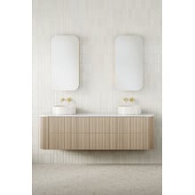 Thirroul 1800mm Wall Hung Double Vanity with Solid Surface Countertop