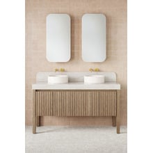 Harper 1500mm Freestanding Double Vanity with Solid Surface Countertop