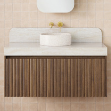 Harper 1135mm Wall Hung Single Vanity with Solid Surface Countertop
