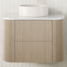 Thirroul 750mm Wall Hung Single Vanity with Solid Surface Countertop