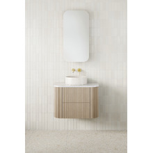 Thirroul 750mm Wall Hung Single Vanity with Solid Surface Countertop