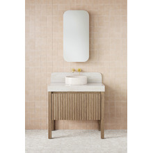 Harper 900mm Freestanding Single Vanity with Solid Surface Countertop