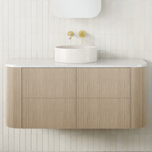 Thirroul 1200mm Wall Hung Single Vanity with Solid Surface Countertop