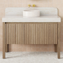Harper 1200mm Freestanding Single Vanity with Solid Surface Countertop
