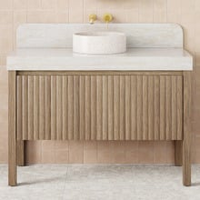 Harper 1200mm Freestanding Single Vanity with Solid Surface Countertop