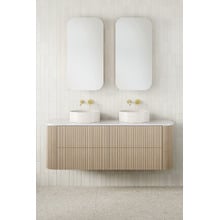 Thirroul 1500mm Wall Hung Double Vanity with Solid Surface Countertop