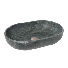 Ollie 500mm Cape Verde Pill Marble Above Counter Basin