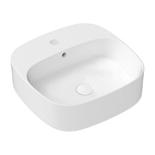Jill 420mm Square Ceramic Above Counter Basin