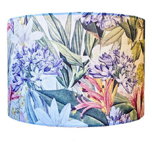 Floral Oasis Cotton Canvas Lamp Shade