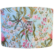 Blue Possum Lamp Canvas Shade