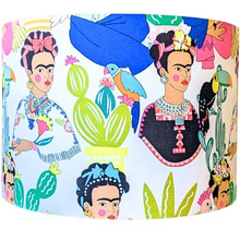 Frida Con Las Plumas Cotton Lamp Shade