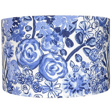 Delfts Blue Cotton Lamp Shade