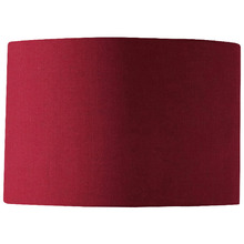Liberty Red Linen Lamp Shade
