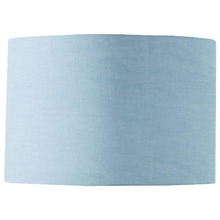Light Blue Linen Lamp Shade