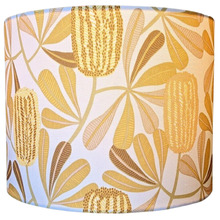 Mustard Banksias Lamp Shade