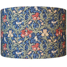 Iris-William Morris Cotton Lamp Shade