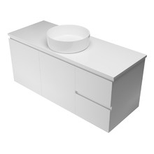 Nevada 1200mm Wall Hung Single Vanity with Round Basin