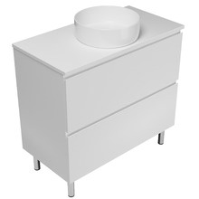 Nevada Plus Wall Hung Single Vanity with Round Basin