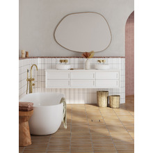 Allure Flute 360mm Ceramic Above Counter Basin