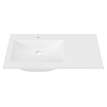 Regal Countertop with Single Integrated Basin