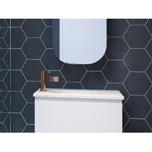 430mm White Rectangular Ceramic Undermount Basin