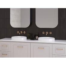 Radius 400mm Round Ceramic Semi-Inset Basin