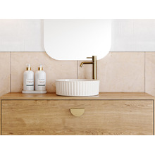 Allure Flute 360mm Ceramic Above Counter Basin