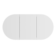 Ballad 1200mm  Oval Mirrored Shaving Cabinet