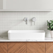 Quill 600mm Rectangular Ceramic Above Counter Basin