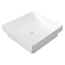 Arcade 400mm Square Ceramic Semi-Inset Basin