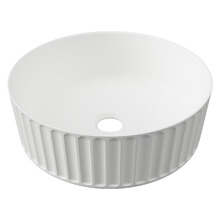 Allure Flute 360mm Ceramic Above Counter Basin