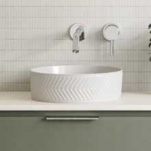 Allure Arrow 360mm Round Ceramic Above Counter Basin