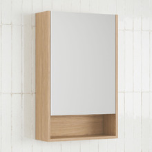 Sanremo 475mm Mirrored Shaving Cabinet with Open Shelf