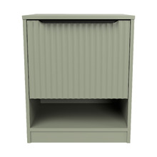Somnus 2 Drawers Bedside Table with Black Handle